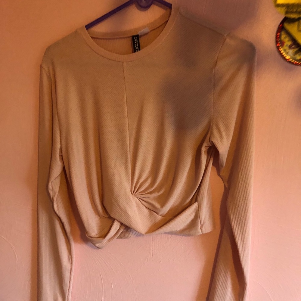 H and m shirt pink